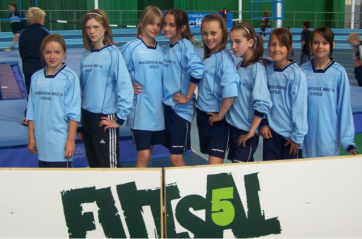 Broughton Ravers play futsal