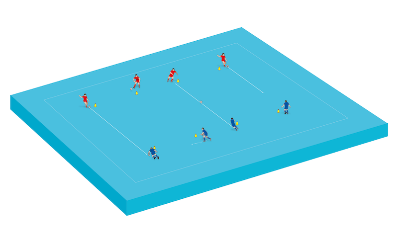 Futsal drill